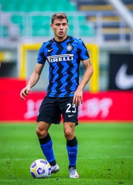 FC Internazionale 'den Nicolo Barella FC Internazionale - FC Internazionale - San Siro Stadyumu' nda 19 Eylül 2020 - Fotoğraf Fabrizio Carabelli / LM