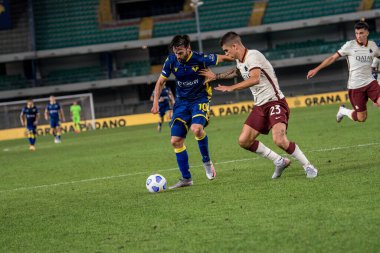 Carmine Hellas Verona FC Hellas Verona Roma 'ya karşı Verona, İtalya' daki Bentegodi Stadyumu 'nda 19 Eylül 2020 - LM / Alessio Marini