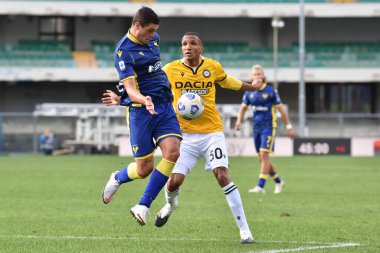 Andrea Favilli (verona) ve Rodrigo Becao (Udinese), 27 Eylül 2020 - LM / Alessio Tarpini