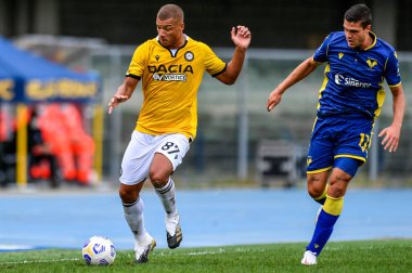 sebastien de maio (Udinese calcio), 27 Eylül 2020 'de İtalya' nın Verona kentindeki Bentegodi Stadyumu 'nda Hellas Verona' ya karşı Udinese maçında - LM / Alessio Marini