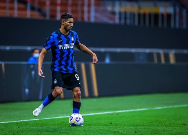 FC Internazionale 'den Achraf Hakimi FC Internazionale - FC Internazionale - AC Pisa 1909, San Siro Stadyumu - Fotoğraf Fabrizio Carabelli / LM