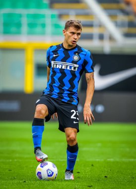 FC Internazionale 'den Nicolo Barella FC Internazionale - FC Internazionale - San Siro Stadyumu' nda 19 Eylül 2020 - Fotoğraf Fabrizio Carabelli / LM