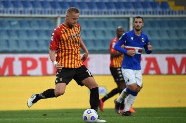 kamil glik (benevento) Sampdoria - Benevento maçı sırasında Cenova, İtalya 'da, 26 Eylül 2020 - LM / Danilo Vigo