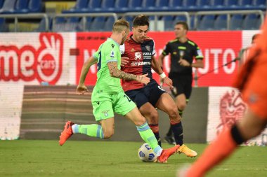 Giovanni simeone of cagliari calcio during Cagliari Calcio vs SS Lazio in cagliari, Italy, 26 Eylül 2020 - LM / Luigi Canu