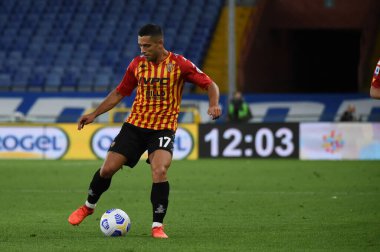 Gianluca caprari (benevento), İtalya 'nın Cenova kentinde Sampdoria-Benevento maçında, 26 Eylül 2020 - LM / Danilo Vigo