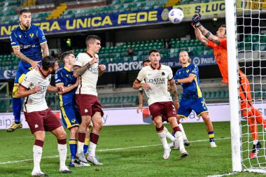 19 Eylül 2020 - LM / Alessio Marini, İtalya 'nın Verona kentindeki Bentegodi Stadyumu' nda Hellas Verona Roma 'ya karşı Roma maçında Antonio Mirante' nin kalecisi