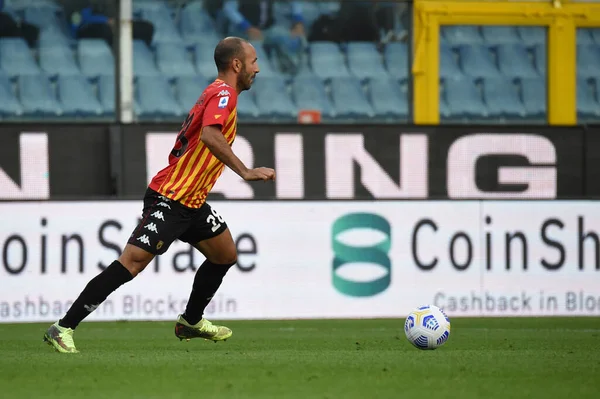 Pasquale Schiattarella Benevento Během Sampdoria Benevento Janově Itálie Září 2020 — Stock fotografie