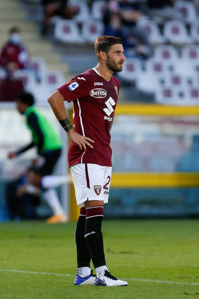 Nicola Murru Torino Durante Torino Atalanta Turim Itália Setembro 2020 — Fotografia de Stock