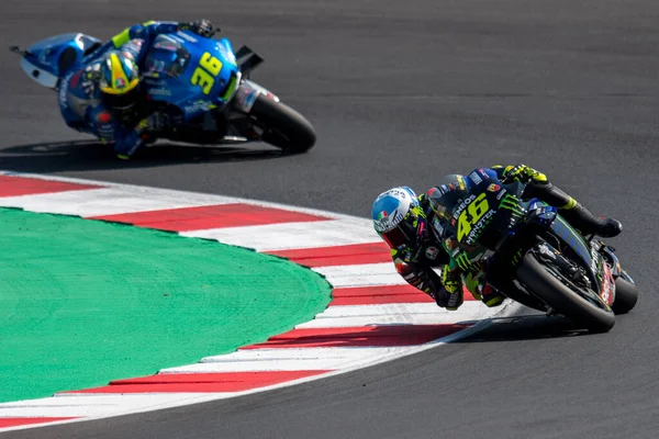 Valentino Rossi Monstro Energia Yamaha Motogp Durante Grand Prix San — Fotografia de Stock