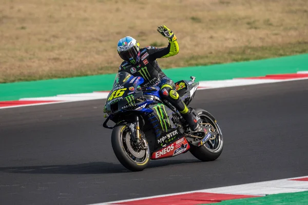 Valentino Rossi Monstro Energia Yamaha Motogp Durante Grand Prix San — Fotografia de Stock