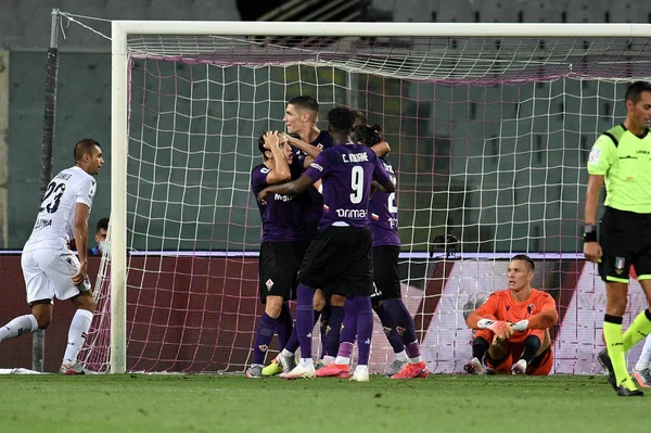 Nikola Milenkovic Fiorentina Happiness Terzo Goal Fiorentina Bologne Florence Italy — Photo