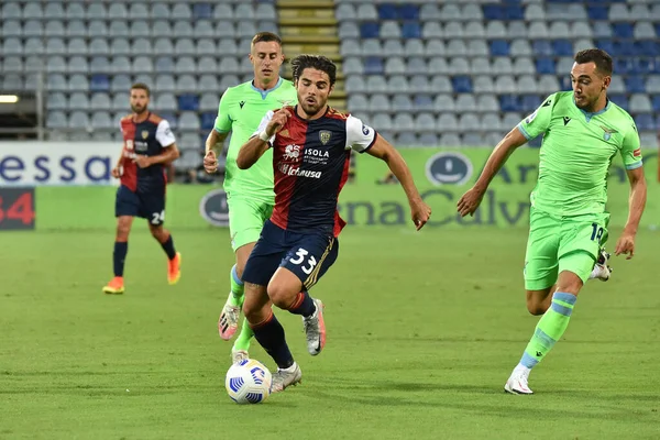 Riccardo Sottil Cagliari Calcio Durante Cagliari Calcio Lazio Cagliari Italia — Foto de Stock