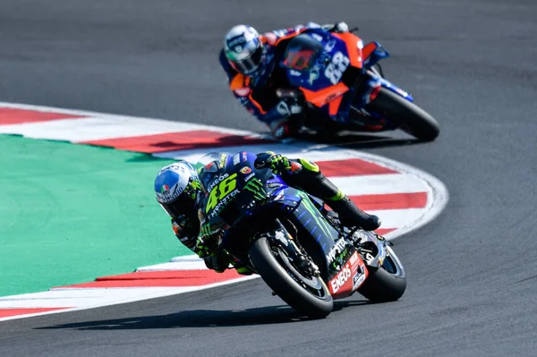 Valentino Rossi Monster Energy Yamaha Motogp Grand Prix San Marino — Φωτογραφία Αρχείου