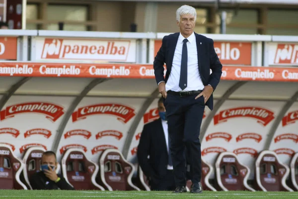 Giampiero Gasperini Coach Atalanta Durante Torino Atalanta Torino Settembre 2020 — Foto Stock