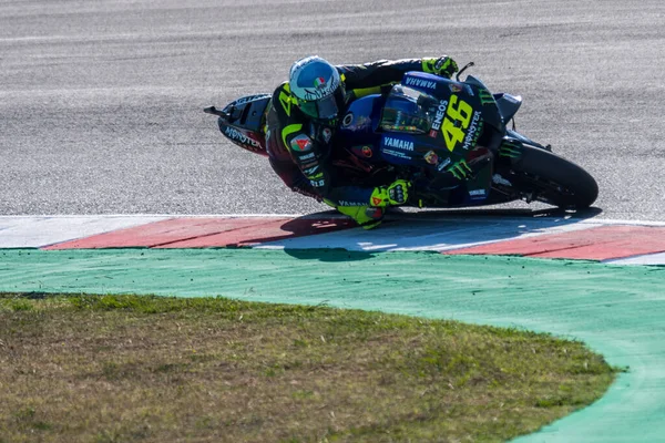 Valentino Rossi Monster Energy Yamaha Motogp Grand Prix San Marino —  Fotos de Stock