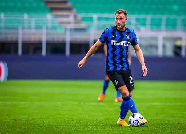 FC Internazionale 'den Christian Eriksen FC Internazionale ile AC Pisa 1909 arasındaki 2020 / 21 sezonunda 19 Eylül 2020 - Fotoğraf Fabrizio Carabelli / LM