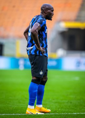 FC Internazionale 'den Romelu Lukaku, FC Internazionale - FC Internazionale - AC Pisa 1909, San Siro Stadyumu - Fotoğraf Fabrizio Carabelli / LM