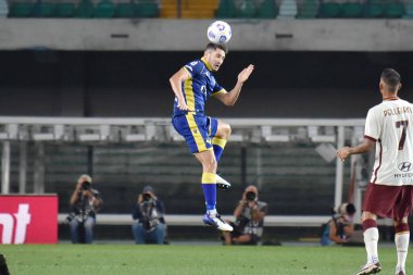 mert cetin (verona) Hellas Verona - AS Roma, Verona, İtalya, 19 Eylül 2020 - LM / Alessio Tarpini