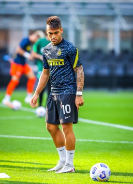 FC Internazionale 'den Lautaro Martnez, FC Internazionale - FC Internazionale - AC Pisa 1909, San Siro Stadyumu - Fotoğraf Fabrizio Carabelli / LM 