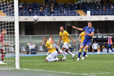 Andrea Favilli (verona), 27 Eylül 2020 - LM / Alessio Tarpini - Verona, İtalya 'da Hellas Verona - Udinese maçında ilk golü 1-0 kaydetti.