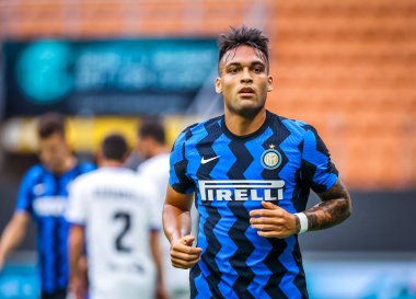 FC Internazionale 'den Lautaro Martnez, FC Internazionale - FC Internazionale - AC Pisa 1909, San Siro Stadyumu - Fotoğraf Fabrizio Carabelli / LM 