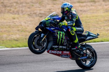 Valentino Rossi - San Marino ve Riviera di Rimini Grand Prix sırasında canavar enerjisi yamaha motogp - Misano Marco Simoncelli World Circuit, Misano adriatico (rn), İtalya, 19 Eylül 2020 - LM / Alessio Marini