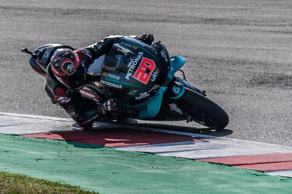 Fabio Quartararo Petronas Yamaha Srt Grand Prix San Marino Riviera — стоковое фото