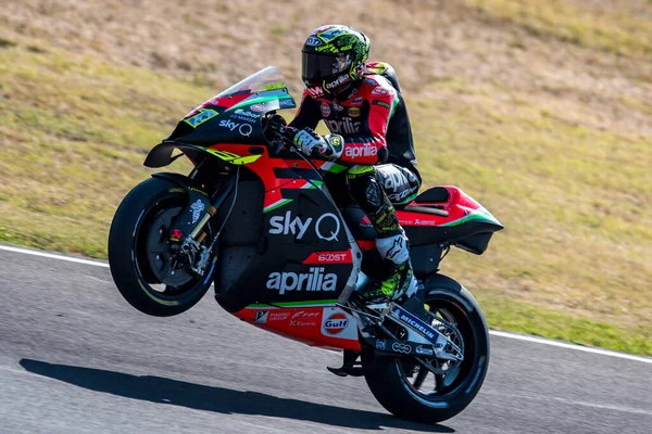 Aleix Espargaro Aprilia Racing Team Gresini Durante Grande Prêmio San — Fotografia de Stock