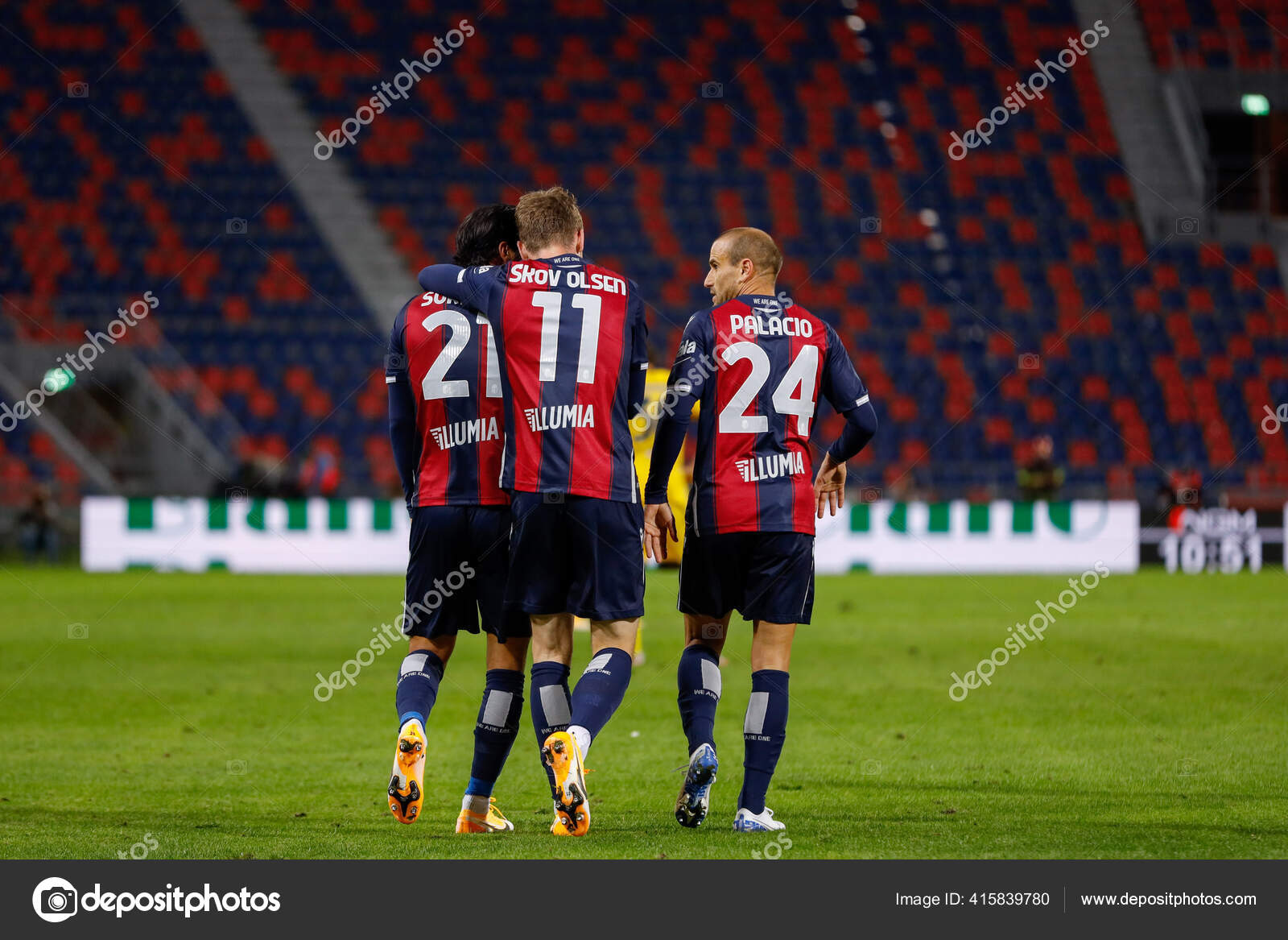 Andreas Skov Olsen Bologna Celebrates Scoring Goal Bologna Parma Dall Stock Editorial Photo C Livephotosport 415839780