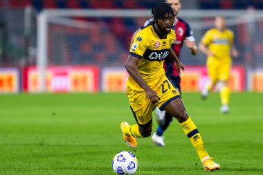 Gervinho (parma calcio 1913), İtalya 'nın Bologna kentindeki Dall & # 39; Ara Stadyumu' nda Bologna-Parma maçında, 28 Eylül 2020 - LM / Francesco Scaccianoce