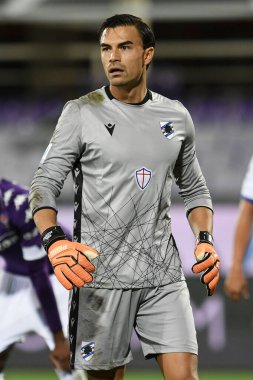 emil audero (uc sampdoria) Floransa, İtalya 'da Fiorentina vs Sampdoria, Ekim 02 2020 - LM / Matteo Papini