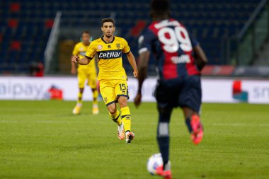 Gaston brugman (parma calcio 1913), İtalya 'nın Bologna şehrindeki Dall & # 39; Ara Stadyumu' nda Parma 'ya karşı açılan davada, 28 Eylül 2020 - LM / Francesco Scaccianoce