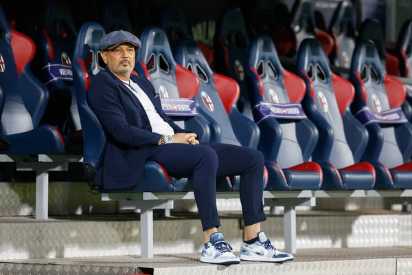 Sinisa Mihajlovic Bolonha Durante Bolonha Parma Dall Estádio Ara Bolonha — Fotografia de Stock