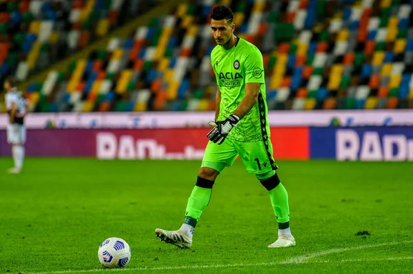 Juan Musso Udinese Calcio Udinese Spezia Dacia Arena Stadio Friuli — Zdjęcie stockowe