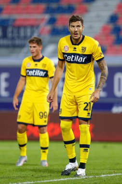 kastriot dermaku (parma calcio 1913), İtalya 'nın Bologna kentindeki Dall & # 39; Ara Stadyumu' nda Bologna-Parma maçında, 28 Eylül 2020 - LM / Francesco Scaccianoce