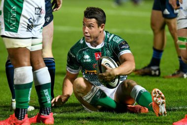 Luca morisi (treviso) Benetton Treviso ile Leinster Rugby maçı sırasında İtalya, Treviso 'daki Monigo Stadyumu' nda, 10 Ekim 2020 - LM / Ettore Griffoni