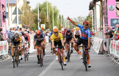 Szymon Krawczyk - cccc geliştirme takımı 23 Elitin Altında Yarış Yarışı sırasında Giro friuli venezia giulia 'nın ikinci aşamasının galibi - San Marco di Mereto di Tomba in San Marco di mereto di tomba, Italy, October 09, 2020 - LM / Luca  