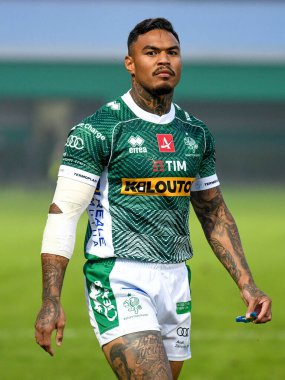 Monty ioane (treviso) Benetton Treviso ile Leinster Rugby maçı sırasında İtalya 'nın Treviso kentindeki Monigo Stadyumu' nda, 10 Ekim 2020 - LM / Ettore Griffoni