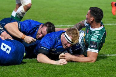 Benetton Treviso, Leinster Rugby 'ye karşı, İtalya' nın Treviso kentindeki Monigo Stadyumu 'nda, 10 Ekim 2020' de oynanan Benetton Treviso maçında James Tracy (leinster) ilk denemesini yaptı.