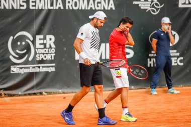 simone bolelli - Maximo gonzalez ATP Challenger 125 - Parma, İtalya 'da Internazionali Emilia Romagna, Ekim 09 2020 - LM / Roberta Corradin