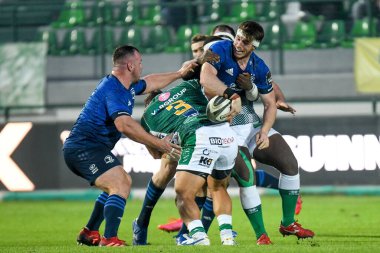 Benetton Treviso, Leinster Rugby 'ye karşı, İtalya' nın Treviso şehrindeki Monigo Stadyumu 'nda 10 Ekim 2020' de LM / Ettore Griffoni