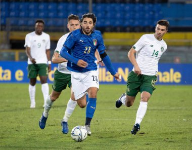 riccardo sottil italy - Daniel Grant İrlanda Avrupa elemeleri sırasında - İtalya - İtalya - U21 İrlanda Pisa, İtalya, 13 Ekim 2020 - LM / Valentina Giannettoni