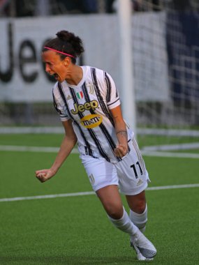 11 Barbara Bonansea (juventus kadınları), 11 Ekim 2020 'de İtalya' nın Torino kentinde düzenlenen Juventus-ACF Fiorentina femminile karşılaşmasını kutladı - LM / Claudio Benedetto