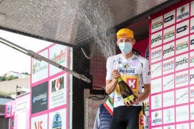 Beyaz forma Danimarka Jacob Hindsgaul için - uno xpro bisiklet takımı 23 Elitin Altında - Sıra yarışında - San Vito al Tagliamento - Buja in buja, İtalya, 10 Ekim 2020 - LM / Luca Tedeschi