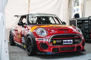 Giacomo Parisotto (69) - mini roma / milano by promodrive - mini john Cooper, Mini Challenge Championship 2020 'de Imola, İtalya' daki Autodromo Internazionale Enzo e Dino Ferrari 'de LM / Daniele Nicli - 28 Ağustos 2020