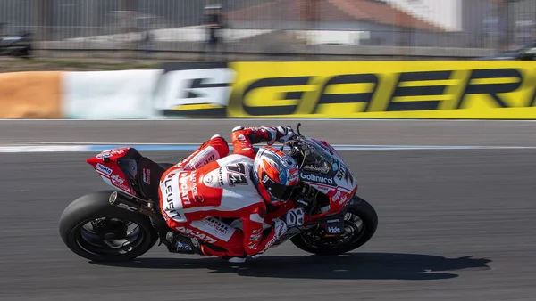 N71 Michele Ferrari Ita Ducati Panigale Rbarni Racing Team Pirelli — Fotografia de Stock