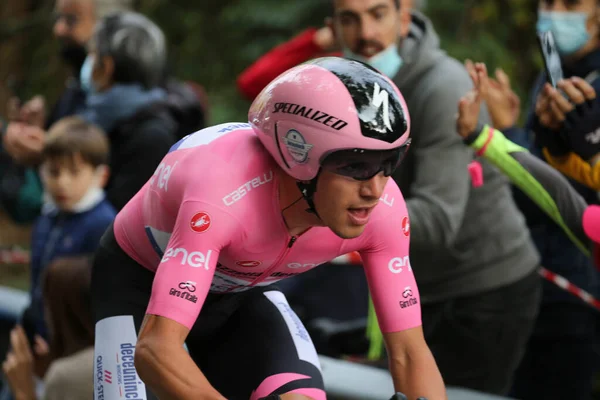 Joo Almeida Paso Rápido Deceuninck Durante Conegliano Valdobbiadene Valdobbiadene Italia — Foto de Stock