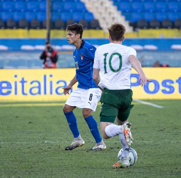 Samuele Ricci Italiy Podczas Kwalifikacji Europejskich Włochy U21 Irlandia Pizie — Zdjęcie stockowe