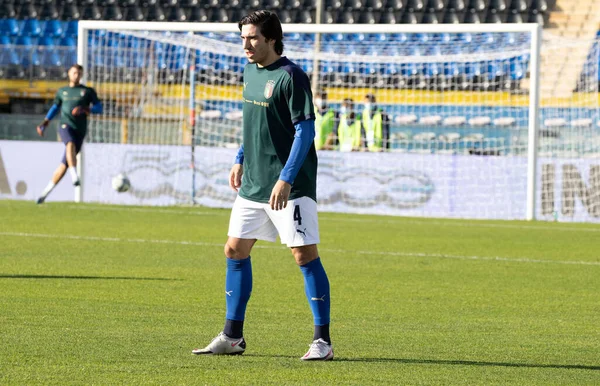 Sandro Tonali Italie Lors Des Qualifications Européennes Italie U21 Irlande — Photo