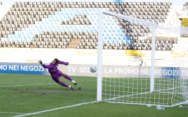 Riccardo Sottil Itália Marca Gol Durante Qualificadores Europeus Itália U21 — Fotografia de Stock